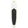 vidaXL Inflatable Stand Up Paddleboard with Sail Set Green and White