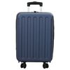 vidaXL Suitcase Folding Dark blue 34 x 23 x 55.5 cm ABS Plastic