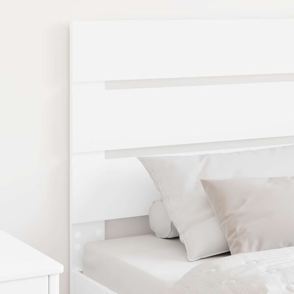 vidaXL Headboard with Headboard White 75 cm Engineered Wood