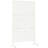 vidaXL Privacy Screen White 100 x 50 x 180 cm Steel