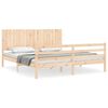 vidaXL Bed Frame without Mattress Super King Size Solid Wood