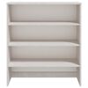 vidaXL Top for Highboard HAMAR White 90x30x100cm Solid Wood Pine
