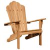 vidaXL Adirondack Chair 2 pcs Brown 78 x 77 x 95 cm Solid Teak Wood