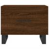 vidaXL Coffee Table Brown Oak 50x50x40 cm Engineered Wood