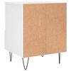 vidaXL Bedside Cabinets 2 pcs White 40x35x50 cm Engineered Wood