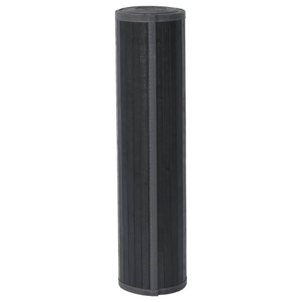 vidaXL Rug Rectangular Grey60x300 cm Bamboo