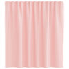 vidaXL Voile Curtains with Loops 2 pcs Pink 140x140 cm