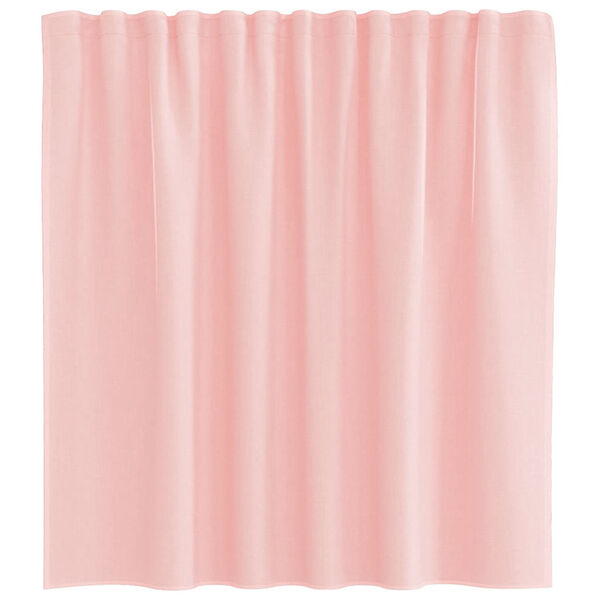 vidaXL Voile Curtains with Loops 2 pcs Pink 140x140 cm