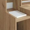 vidaXL Desk with Shelf Artisan Oak 97 x 45 x 90 cm Engineered Wood