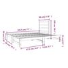 vidaXL Pull-out Day Bed without Mattress White 2x(90x190) cm