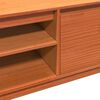 vidaXL TV Cabinet Wax Brown 140x35x40 cm Solid Wood Pine