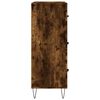 vidaXL Sideboard Smoked Oak 69.5x34x90 cm Engineered Wood