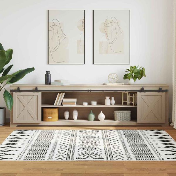 vidaXL Sliding Cabinet Door Kit 244 cm Carbon Steel