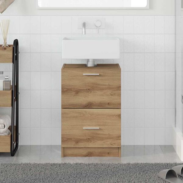 vidaXL Bathroom Cabinet Artisan Oak 40 x 37 x 59 cm Engineered wood