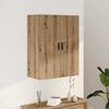 vidaXL Wall Mounted Cabinet Artisan Oak 69.5x34x90 cm