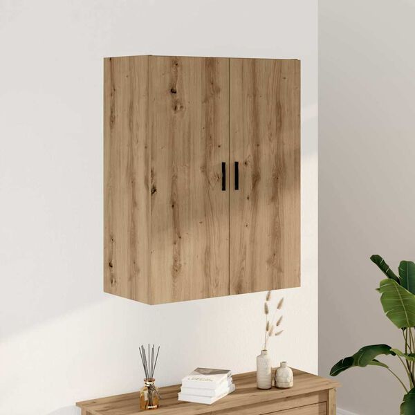vidaXL Wall Mounted Cabinet Artisan Oak 69.5x34x90 cm