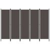 vidaXL 5-Panel Room Divider Anthracite 250x180 cm