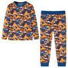 Kids' Pyjamas with Long Sleeves Cognac 92