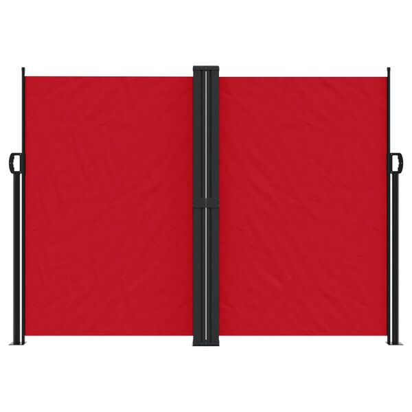 vidaXL Retractable Side Awning Red 180x1200 cm