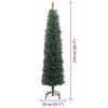 vidaXL Artificial Christmas Tree with 300 LEDs with Stand Green 210 cm