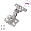 vidaXL Hinge 254 pcs Nickel 85 x 52.5 x 9.5 mm Iron