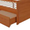 vidaXL Bed Frame without Mattress Honey Brown Solid Wood Pine 90x200 cm