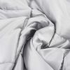 vidaXL Full Year Duvet Silver 220 x 155 cm Satin and Microfiber