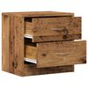 vidaXL Bedside Cabinet Old Wood 40x30x40 cm Engineered Wood