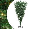 vidaXL Upside-down Artificial Pre-lit Christmas Tree with Ball Set PVC