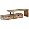 vidaXL TV Stand (118-200)x30x40 cm Solid Wood Reclaimed