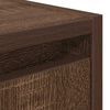 vidaXL Wall-Mounted Bedside Cabinets 2 pcs Brown Oak 38x34x40 cm