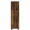 vidaXL Bathroom Cabinet Smoked Oak 30.5 x 30 x 101 cm Engineered Wood