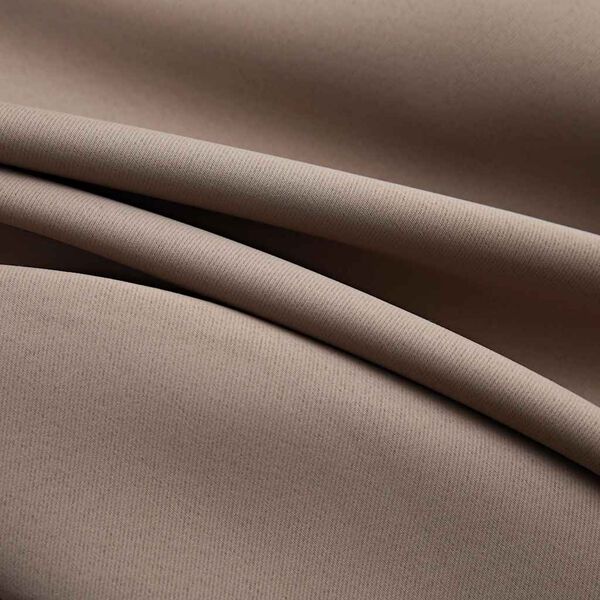 vidaXL Blackout Curtain with Metal Rings Taupe 290x245 cm