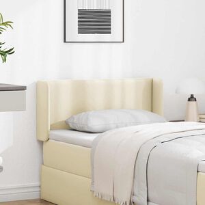 vidaXL Headboard Ear Cream 40.5 x 40.5 x 4 cm PVC