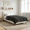 vidaXL Full Year Duvet Quilted Anthracite 155 x 220 cm Microfiber