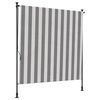 vidaXL Outdoor Roller Blind Anthracite and White 100 x 270 cm