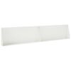 vidaXL Retaining Wall 2 pcs 100 x 12 x 50 cm Steel White