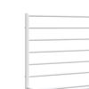vidaXL Metal Bed Frame without Mattress with Headboard White 160x200cm