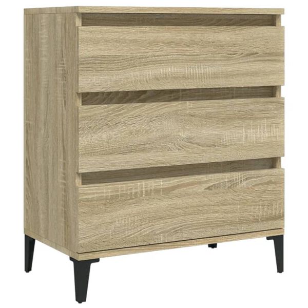 vidaXL Sideboard Sonoma Oak 60x35x70 cm Engineered Wood