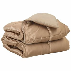 vidaXL Full Year Duvet 135 x 200 cm 300 gsm Gold