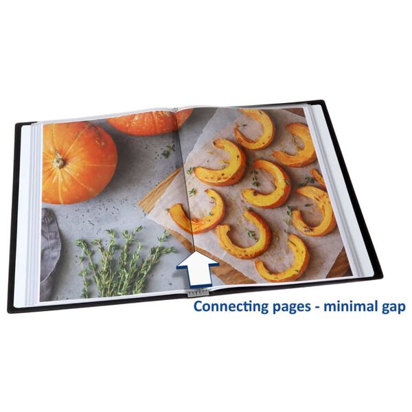 rillstab Display Book A4 120 Pockets Black