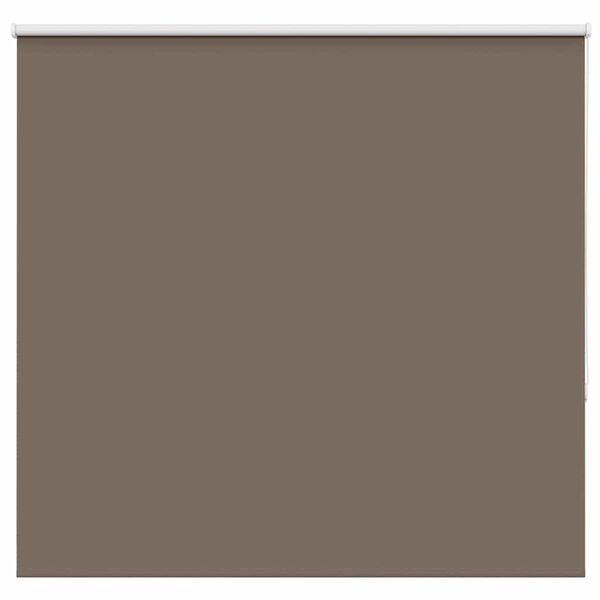 vidaXL Roller Blind Blackout Coffee 165x130 cm Fabric Width 161.6 cm Polyester