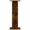 vidaXL Plant Stands 2 pcs Smoked Oak 30x30x80 cm Engineered Wood