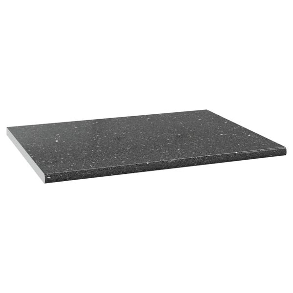 vidaXL Kitchen Countertop Black with Granite Texture 80x60x2.8 cm Engineered Wood