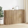 vidaXL Wall-Mounted Cabinet 2 pcs Artisan Oak 69.5 x 34 x 90 cm