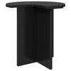 vidaXL Side Table Black Oak &Oslash; 39 x 38 cm Engineered Wood