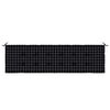 vidaXL Garden Bench Cushion Plaid Black 180 x 50 x 4 cm Oxford fabric