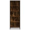 vidaXL Bookcase Smoked Oak 60x35x170.5 cm Engineered Wood