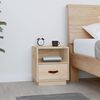 vidaXL Bedside Cabinet 40x34x45 cm Solid Wood Pine