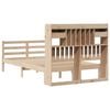 vidaXL Bookcase Bed without Mattress 135x190 cm Doouble Solid Wood Pine